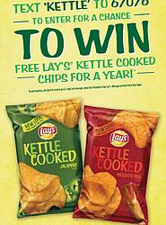 Pepsi Beverages 2017 Lays KETTLE Sweepstakes
