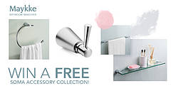 Bathroom Makeover With Maykke's $180 Accessory Set Giveaway