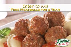 Rosina Meatballs for a Year Giveaway