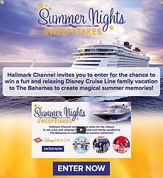 Hallmark Channel Summer Nights 2017 Sweepstakes