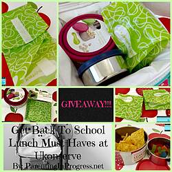 Parenting in Progress: Get Back to School Lunch Must-Haves at U Konserve Giveaway