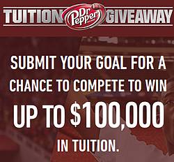 Dr Pepper Tuition 2017 Giveaway
