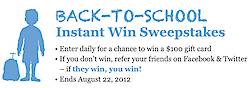 Pottery Barn Kids: Back-To-School Instant Win Sweepstakes