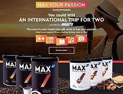 Maxwell House MAX Your Passion Instant Win Game