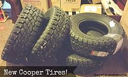 Shop With Me Mama: Set of Cooper TiresGiveaway