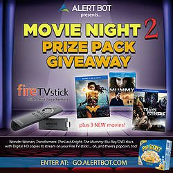 AlertBot Movie Night 2 Giveaway