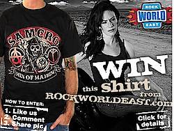 Rock World East: Sons Of Anarchy T-Shirt Giveaway #2