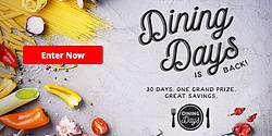 AARP September Dining Days Sweepstakes