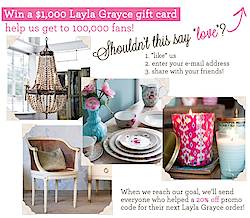 Layla Grayce Share the LG Love Contest