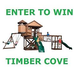 Backyard Discovery Timber Cove Swing Set Giveaway