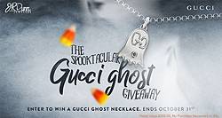 Sterling Silver GUCCI Ghost Pendant Necklace Giveaway