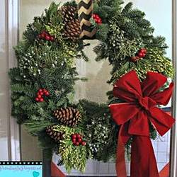 Parenting in Progress: Christmas Forest Wreath Giveaway
