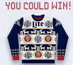 Miller Lite Ugly Sweater Instant Win Game