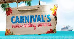 Carnival’s Never Ending Summer Sweepstakes