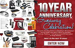 Everything Kitchens: 10 Year Anniversary Giveaway Celebration