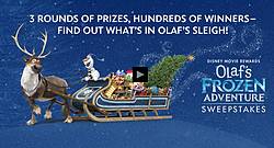 Disney Movie Rewards Olaf’s Frozen Adventure Sweepstakes