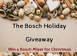 Bosch Holiday Giveaway
