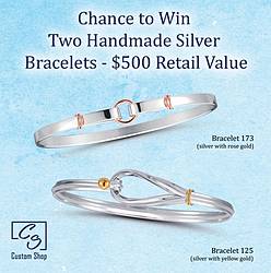 Novell Design studioTwo Handmade Silver Bracelets Giveaway