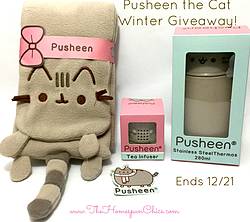 Thehomespunchics: Pusheen the Cat Winter Giveaway