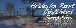 Holiday Inn Resort at Jekyll Island 2 Free Nights and $50 Food Voucher to the Beach Giveaway