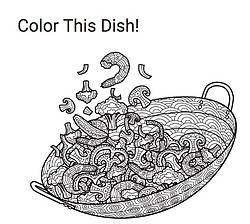 Food Network Color This Dish Contest