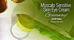 Vineveragiveaway: Moscato Sensitive Skin Eye Cream Giveaway
