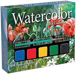 Handmade by Deb: Watercolor 2018 Day-to-Day Calendar Giveaway