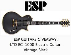 ESP Guitars Giveaway