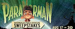 Movie Tickets: ParaNorman Otherworldly Family Adventure Sweepstakes