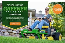 Better Homes and Gardens John Deere Mower Sweepstakes