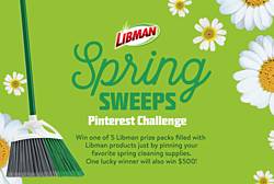 Libman Spring Cleaning Pinterest Challenge Sweepstakes