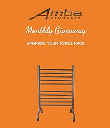 Amba Products Solo Heated Towel Rack Giveaway