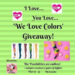 Agalneeds: I Love..You Love...We Love Colors Tights Giveaway