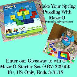 Parenting in Progress: Maze-O Game Giveaway