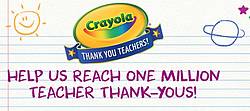 Crayola Thank a Teacher Sweepstakes