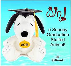 Pausitive Living: Hallmark Snoopy Graduation Stuffed Animal Giveaway
