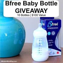 A Modern Mom Blog: Bfree Baby Bottles Giveaway