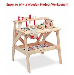 Krazy Clippers: Child’s Wooden Project Workbench Giveaway
