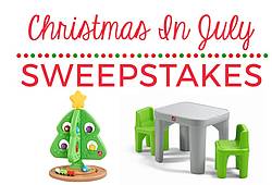Step 2 Christmas in July Sweepstakes