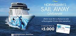 HGTV & Travel Channel Norwegian Sail Away Giveaway