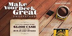 HGTV Make Your Deck Great Sweepstakes