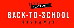 J.Crew Factory Back-to-School Giveaway
