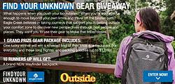 Outside Magazine Find Your Unknown Sweepstakes