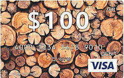 Treated Wood $100 VISA Gift Card Giveaway