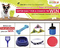 My Favorite Pet Shop: 7-day Pet Products Giveaway #2