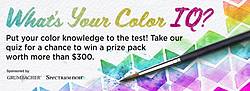 Blick Art Materials What’s Your Color IQ? Sweepstakes
