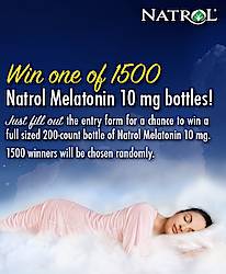 Natrol Melatonin 5+5 mg Giveaway