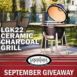 Louisiana Grills Ceramic Charcoal Grill Giveaway