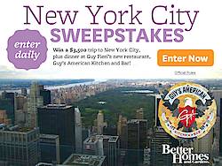 Better Homes & Gardens: New York City Sweepstakes