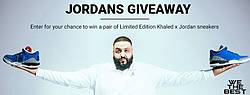 DJ Khaled Official Store Jordan Sneakers Giveaway